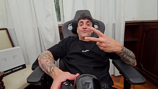 Testing a new toy "the handy stroker" of bad peach 