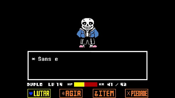 Esqueleto batalhando 