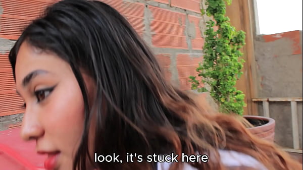 Play MP4 - My plumber fucks me while my husband was away and fills my pipe with cum&period; 18 years old- big tits- latina