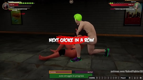 Charlotte VS Joe Curr_Naked Fighter 3D
