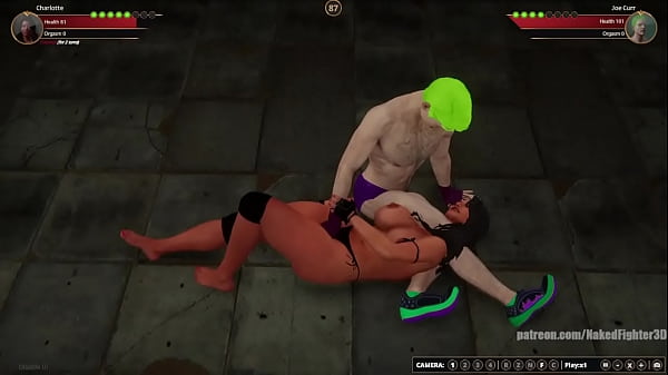 Charlotte VS Joe Curr (Naked Fighter 3D)