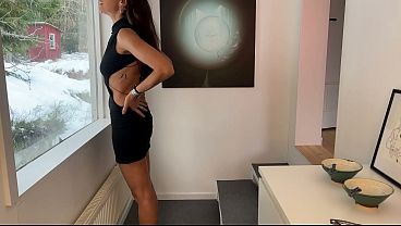 Hot wife getting dick after begging beforea party