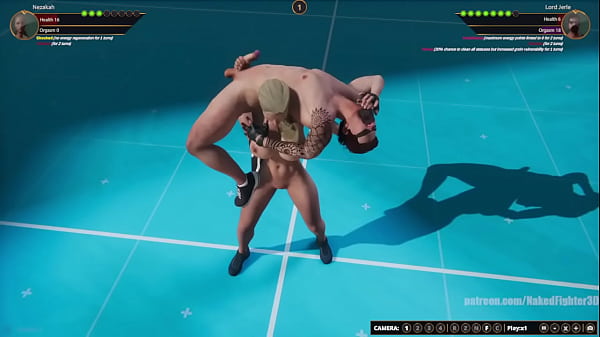 Nezakah VS_Lord Jerle NakedFighter3D