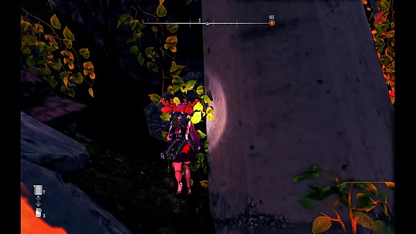 Fishering fishes with her fist 