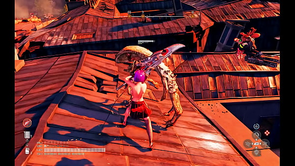 Fishering fishes with her fist 