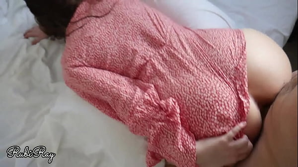 Step sister fucked hard with Creampie in_her cute little dress