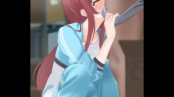 Anime_Brunettesuckingcock and touching herself