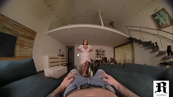 Rosina lux fucks her daughter&rsquo;s boyfriend in the living room