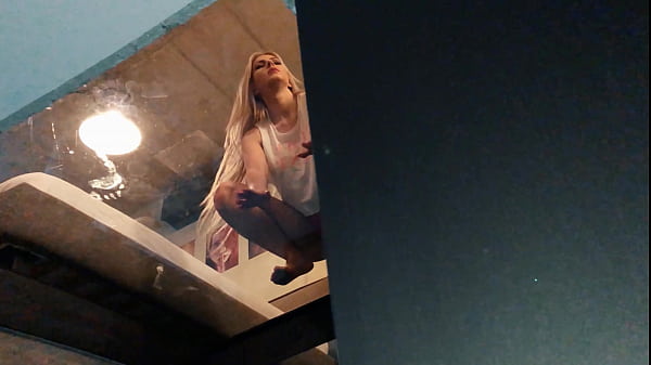 Voyeuring The Big Ass Sexy And Hot Babysitter From The Glass Bottom To See Her Big Puffy Pussy. Candid Style Voyeur, Pov, From Leon Lambert thumbnail