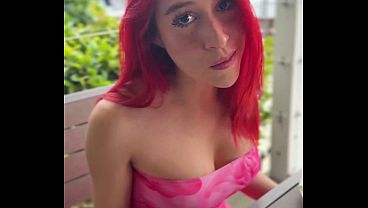 Redhead Zoey Di Giacomo Is All Set To Give A Blowjob