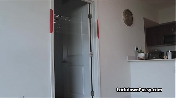 Curvy girlfriend milks cock in_quarantine