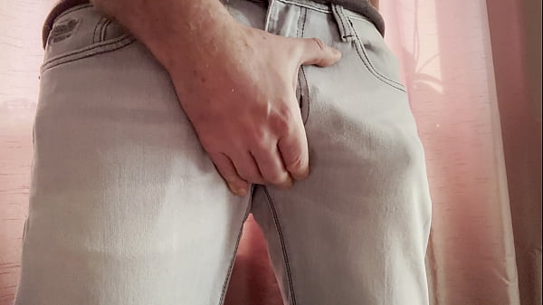 Big British Cock Showing Through Jeans thumbnail