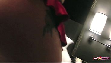 Nonton Horny Milf Uses Her Gigantic Fake Bobbies To Drain This Studs Bbc thumbnail