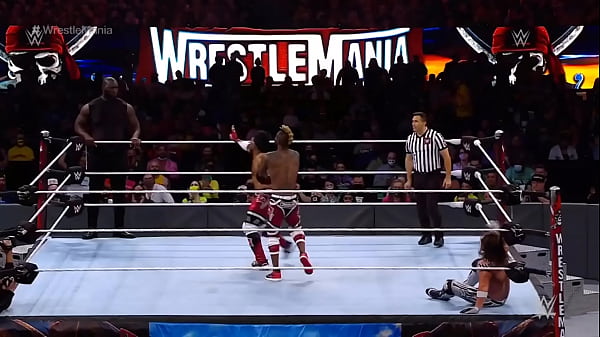 New Day vs AJ Styles e Omos Wrestlemania_37