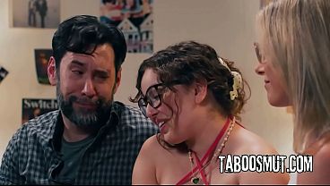 Hot Stepmom And Stepdad Seducing Stepson' S New Wife Into A Threesome Then Fucking Her Behind His Back