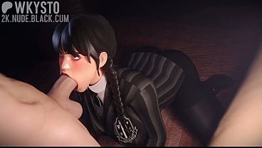 Merlina Blowjob Animated thumbnail