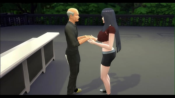 Naruto Cap 10 Hacen_una fiesta en la hoguera luego hinata fue hablar con el_cantinero y se lo termina follando como_toda una buena puta le gusta que le acabe todo adentro V