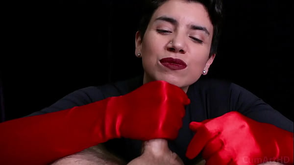 Play MP4 - Cum on red opera gloves