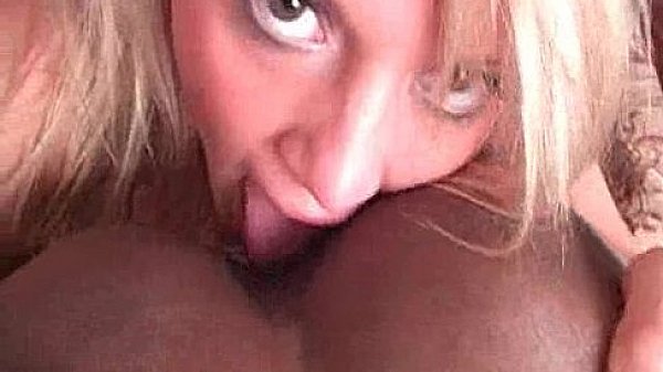 Blonde and two black girls lesbian fun 