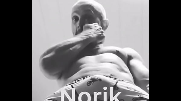 Sexy hunk at the sport club