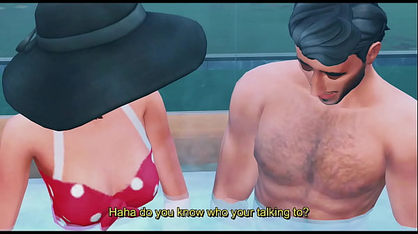 Sims 4 Horny Couple FuckIn A Hot Tub Outside