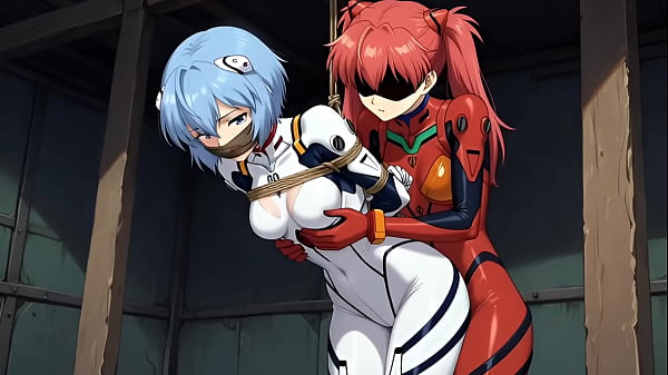 Asuka Langley have_sex withboundedand gagged Rei_Ayanami