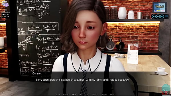 SUNSHINE LOVE v0.50 #87 - At the_coffee shop with two_petites