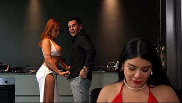 Muscular Man Fucks Wife’s Friend, Things Go Wrong