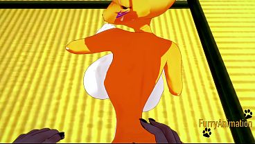 Digimon Hentai - Taomon & Grey Fox Hard Sex 2/2 thumbnail