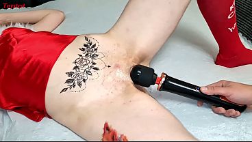 Magic Wand For Magic Orgasm. Don't Shave Your Pussy Anymore Please!!! thumbnail