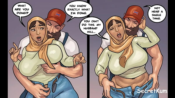 Slutty Muslim Wife Got Fingered In The Kitchen By Handy Man. thumbnail