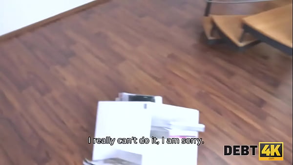 DEBT4k. Czech brunette with tattoo_on shoulder pays the landlord_by sex