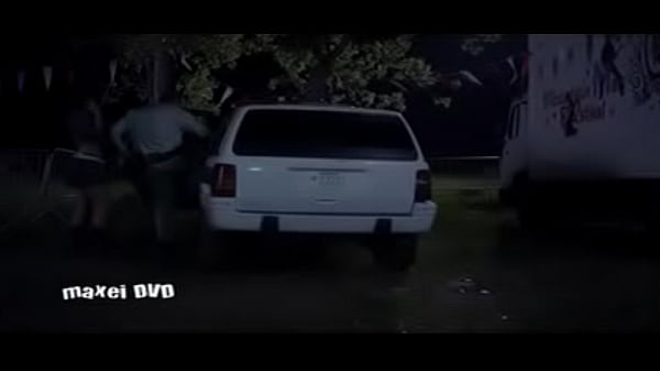 Hot babefuckinga cop in a car_in remote place