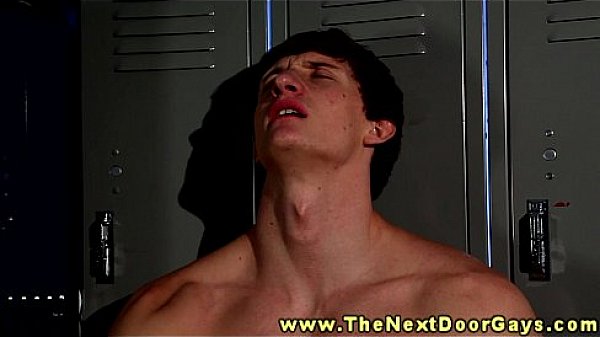 Muscular gay pitch throatfucking jock 