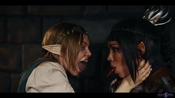 Nonton Medieval Fantasy Lesbian Sex - Blonde Elf Girl Infects Octokuro With Sex Craving Parasites thumbnail