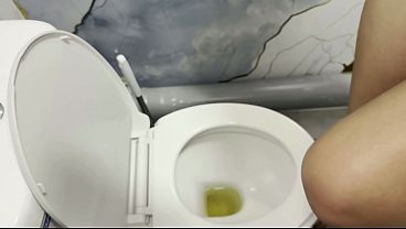 Pissing compilation in different hotels close up of a pussy and dirty pads pov