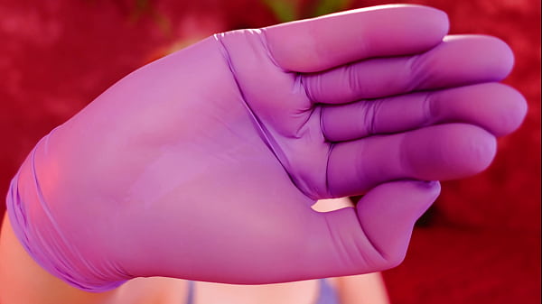 ASMR free video - nitrile gloves fetish clip - sfw 