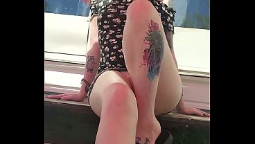 Nonton Seductive Sundress Joi - Upskirt Jerk Off Instructions Barefoot Outdoor Tease thumbnail