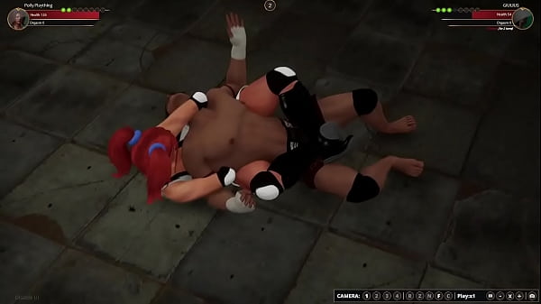 Polly Plaything VS GIULIUS Naked_Fighter_3D