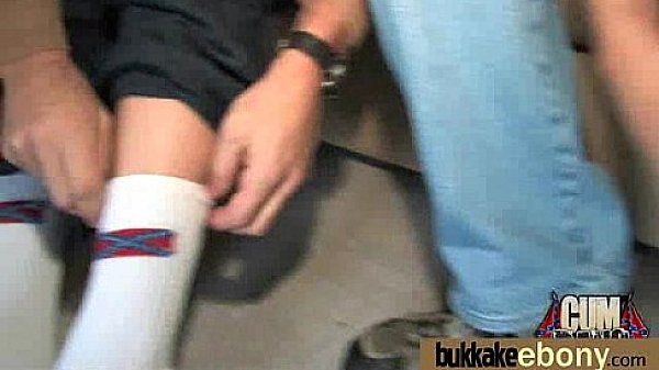 Cum loving teen enjoys huge bukkake 25 