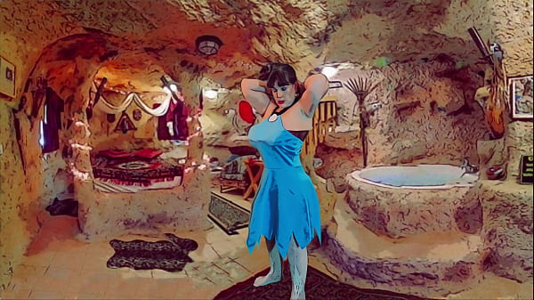 Old Slut Mature Flintstone&rsquo;s Cosplay Blowjob Prehistoric Neighbors Betty And Fred thumbnail