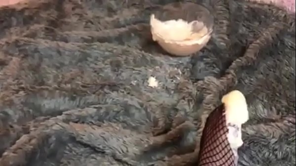 Pedalia Love s Dipping Fishnets in Yogurtwith Pink Heels