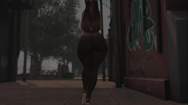 Swaying hips in see through tights in public second life 