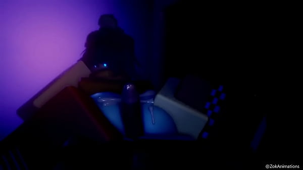 Punk Chick Gets Dick rubbin her booty 