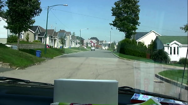 Capturing my step sister's legs in a mini skirt while driving 