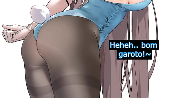 Karin e Asuna procuram pela Coelha Branca - Blue Archive JOI_(Em Português)