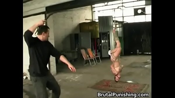 Petite sexy_tied and Led as_a Dog