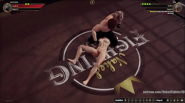 Jerle vs ellie nf3d mixed mma combat maledom 