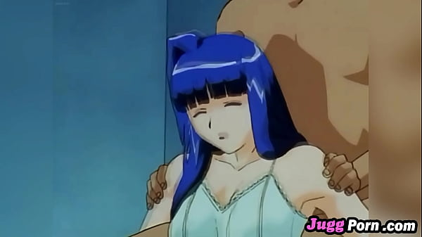 Beautiful blue haired girl is fucked to learn how to please in sex