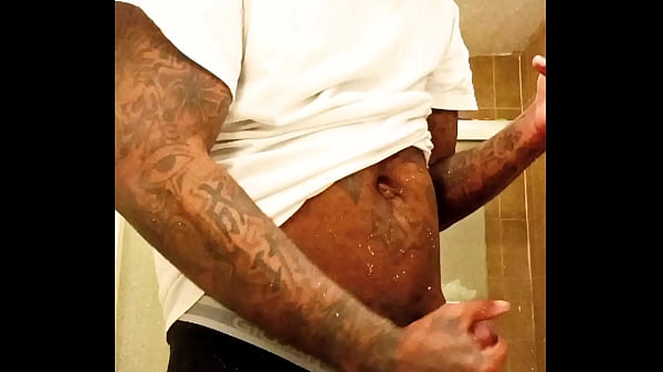 Youngstarbrazy makes his thick dick cum while watching hentai 